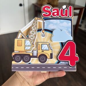Cake topper truck